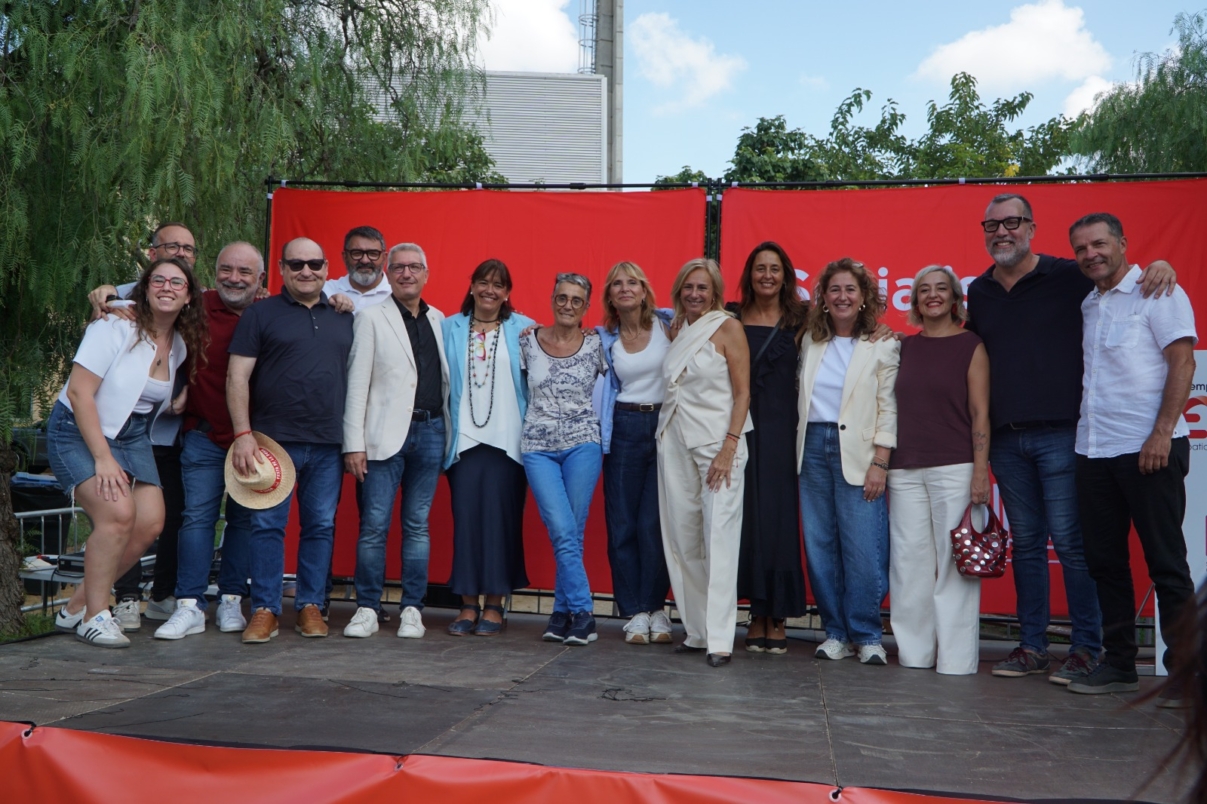 Càrrecs orgànics i institucionals de la federació del Baix Llobregat amb Eva López, candidata a Castelldefels