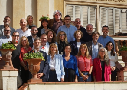 Alícia Romero, amb càrrecs electes locals socialistes del Baix Llobregat