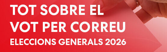 Tot sobre el vot per correu i com votar per correu i sol·licitar el vot a les Eleccions generals del 29 de novembre de 2026